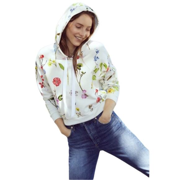 Parker Regina Floral Sweatshirt Size Large - Picture 1 of 9